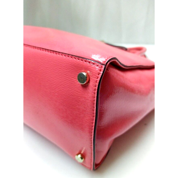 Kate Spade Beacon Court Jeanne Strawberry Red Patent Leather Top Handle Tote Bag - Picture 8 of 13